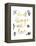 Do All Things with Love BW-Sara Zieve Miller-Framed Stretched Canvas