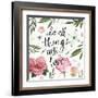 Do All things with Love-Sara Zieve Miller-Framed Art Print