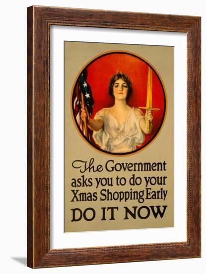 Do It Now-William Haskell Coffin-Framed Art Print