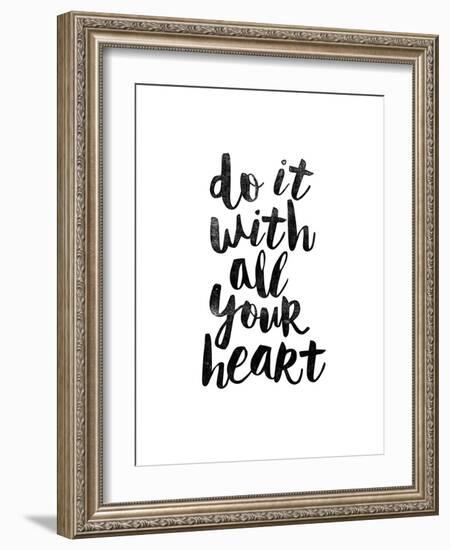 Do It With All Your Heart 2-Brett Wilson-Framed Art Print