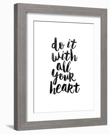 Do It With All Your Heart 2-Brett Wilson-Framed Art Print