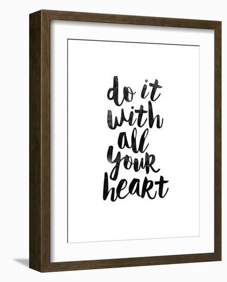 Do It With All Your Heart 2-Brett Wilson-Framed Art Print