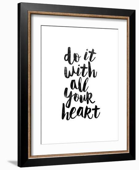 Do It With All Your Heart 2-Brett Wilson-Framed Art Print