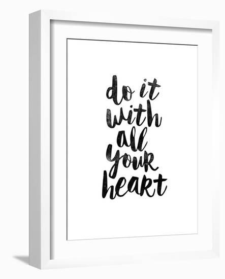 Do It With All Your Heart 2-Brett Wilson-Framed Art Print