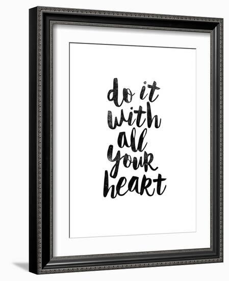 Do It With All Your Heart 2-Brett Wilson-Framed Art Print