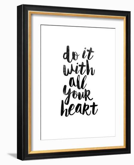 Do It With All Your Heart 2-Brett Wilson-Framed Art Print