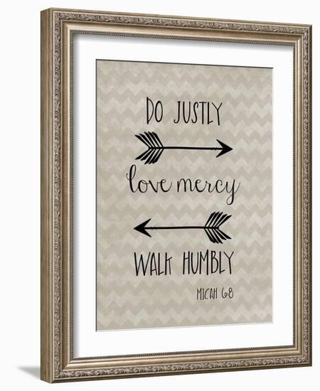 Do Justly-Erin Clark-Framed Giclee Print