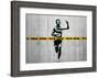 Do not cross-Banksy-Framed Giclee Print