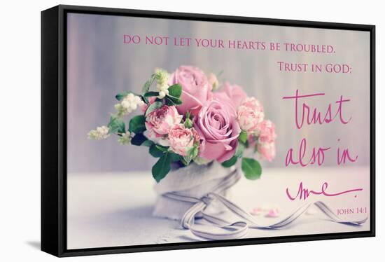 Do Not Let Your Hearts Be Troubled-Sarah Gardner-Framed Stretched Canvas