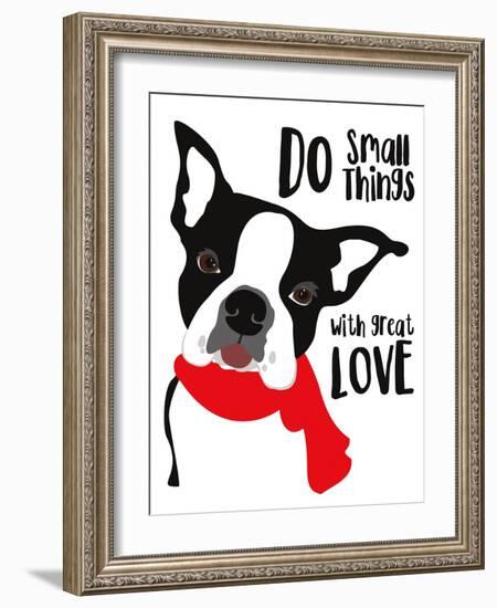 Do Small Things with Great Love-Ginger Oliphant-Framed Art Print