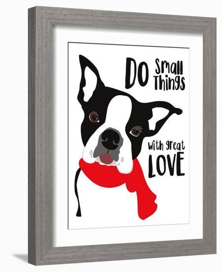 Do Small Things with Great Love-Ginger Oliphant-Framed Art Print