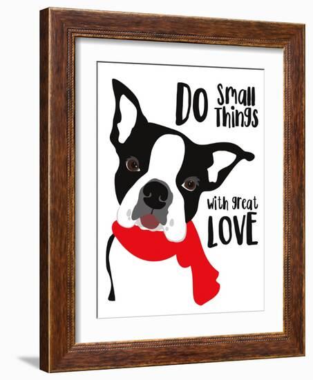 Do Small Things with Great Love-Ginger Oliphant-Framed Art Print