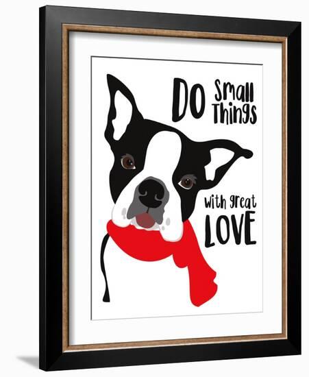 Do Small Things with Great Love-Ginger Oliphant-Framed Art Print