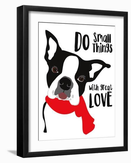 Do Small Things with Great Love-Ginger Oliphant-Framed Art Print