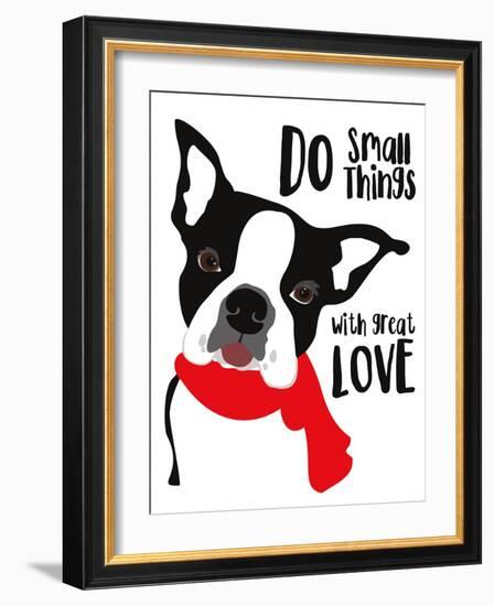 Do Small Things with Great Love-Ginger Oliphant-Framed Art Print