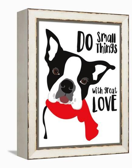Do Small Things with Great Love-Ginger Oliphant-Framed Stretched Canvas