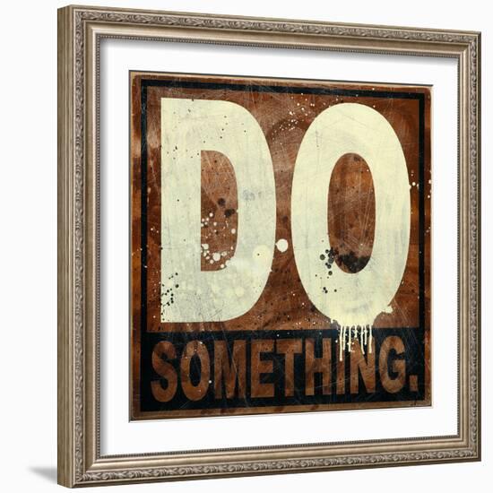 Do Something-Daniel Bombardier-Framed Giclee Print