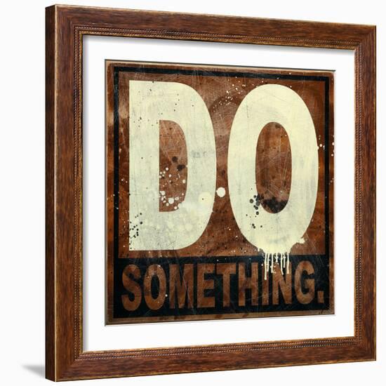 Do Something-Daniel Bombardier-Framed Giclee Print