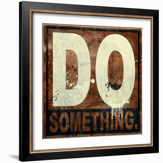 Do Something-Daniel Bombardier-Framed Giclee Print