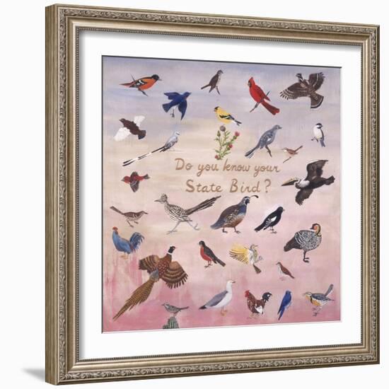 Do You Know Your State Bird?, 1996-Joe Heaps Nelson-Framed Giclee Print