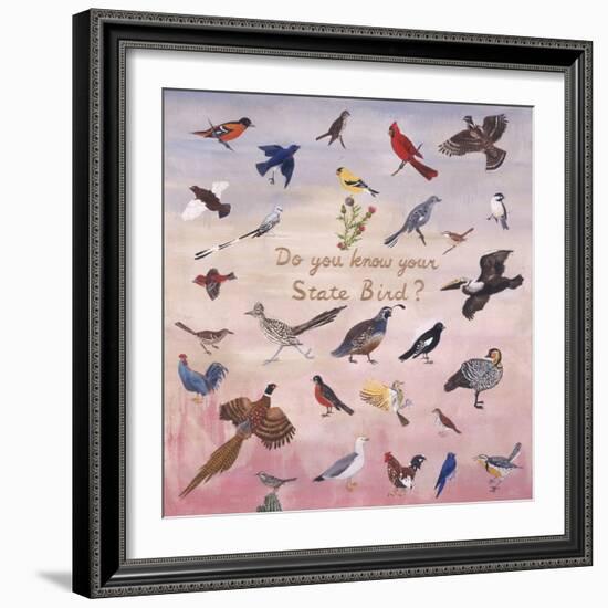 Do You Know Your State Bird?, 1996-Joe Heaps Nelson-Framed Giclee Print