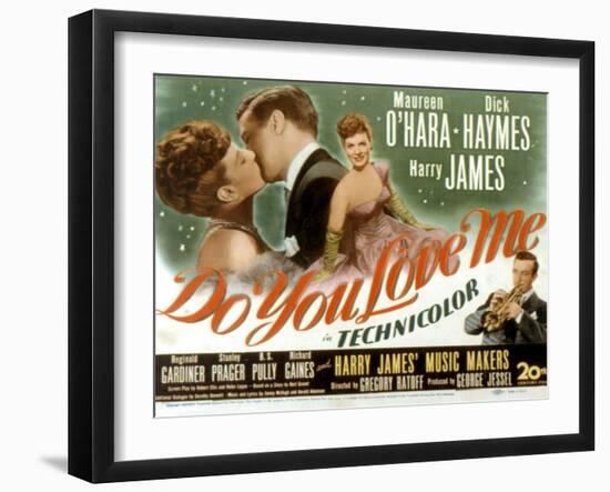 Do You Love Me, Maureen O'Hara, Dick Haymes, Harry James, 1946-null-Framed Photo