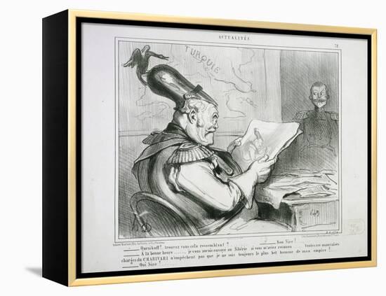 Do You Think it Is Good Likeness of Me?-Honore Daumier-Framed Premier Image Canvas