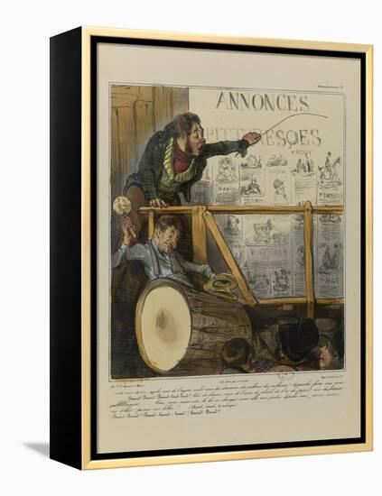 Do You Want Gold, Money, Diamonds Millions and Billions ? Come Closer and Help Yourself...-Honore Daumier-Framed Premier Image Canvas