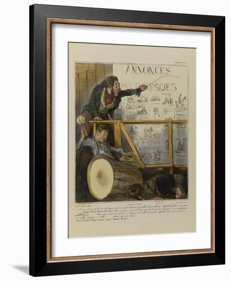 Do You Want Gold, Money, Diamonds Millions and Billions ? Come Closer and Help Yourself...-Honore Daumier-Framed Giclee Print