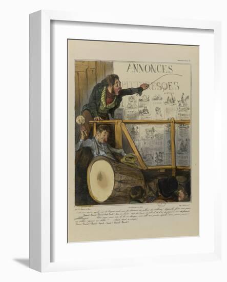 Do You Want Gold, Money, Diamonds Millions and Billions ? Come Closer and Help Yourself...-Honore Daumier-Framed Giclee Print