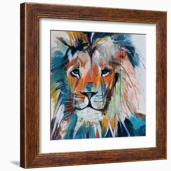 Do You Want My Lions Share-Angela Maritz-Framed Giclee Print