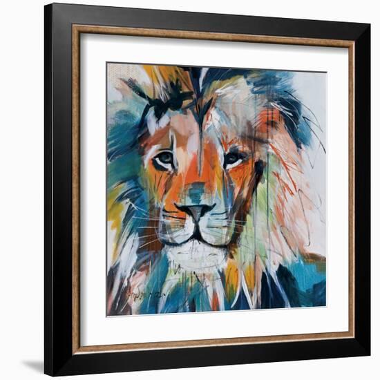 Do You Want My Lions Share-Angela Maritz-Framed Giclee Print