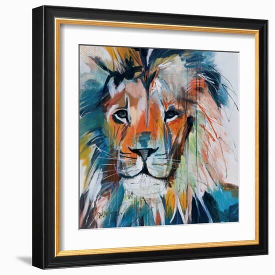 Do You Want My Lions Share-Angela Maritz-Framed Giclee Print