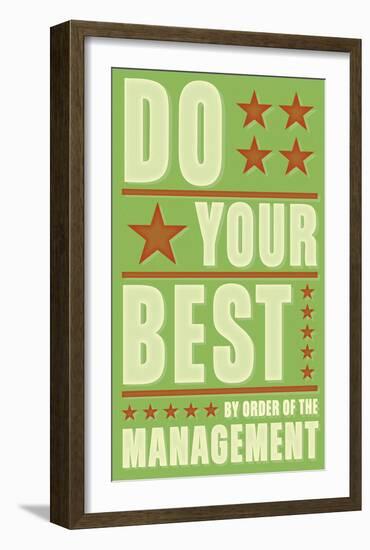 Do Your Best-John Golden-Framed Art Print