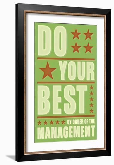 Do Your Best-John Golden-Framed Art Print