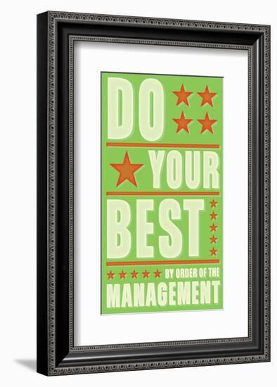 Do Your Best-John Golden-Framed Art Print