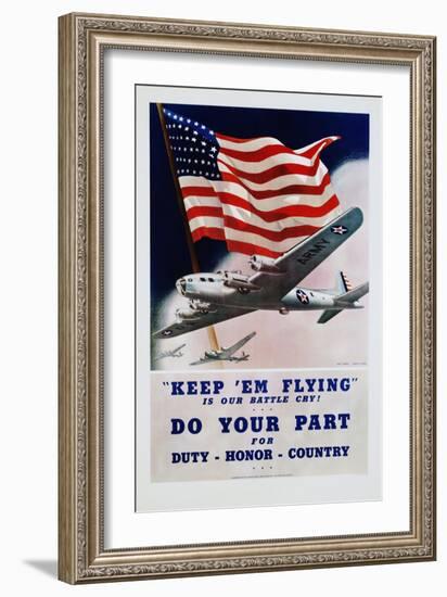 Do Your Part Poster-Dan V. Smith and Albro F. Downe-Framed Giclee Print