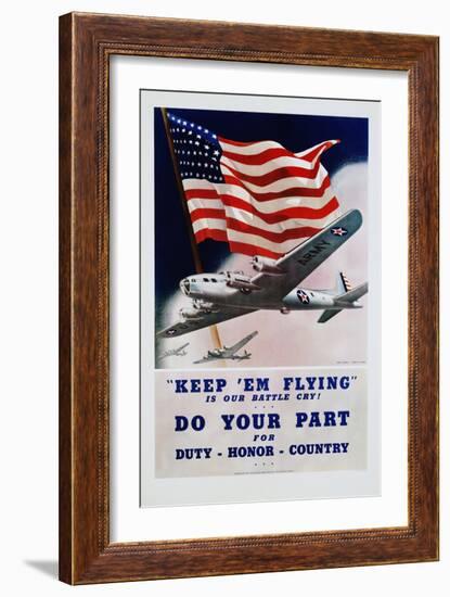 Do Your Part Poster-Dan V. Smith and Albro F. Downe-Framed Giclee Print