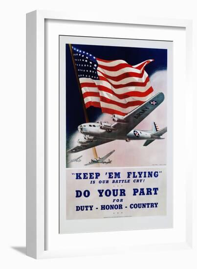 Do Your Part Poster-Dan V. Smith and Albro F. Downe-Framed Giclee Print