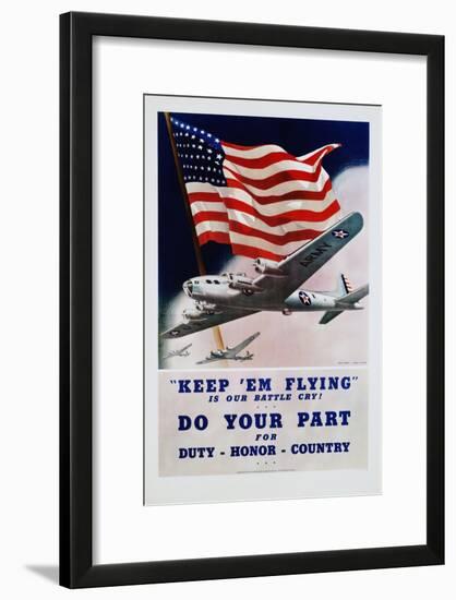 Do Your Part Poster-Dan V. Smith and Albro F. Downe-Framed Giclee Print
