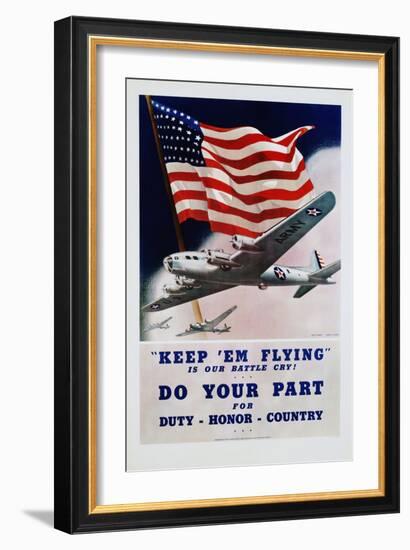 Do Your Part Poster-Dan V. Smith and Albro F. Downe-Framed Giclee Print