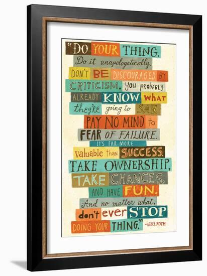 Do Your Thing-Richard Faust-Framed Premium Giclee Print