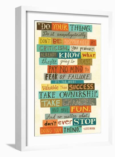 Do Your Thing-Richard Faust-Framed Premium Giclee Print