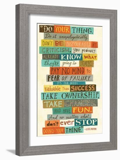 Do Your Thing-Richard Faust-Framed Art Print