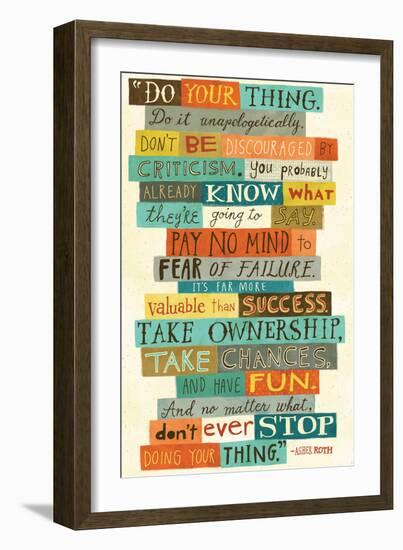 Do Your Thing-Richard Faust-Framed Art Print