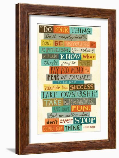 Do Your Thing-Richard Faust-Framed Art Print