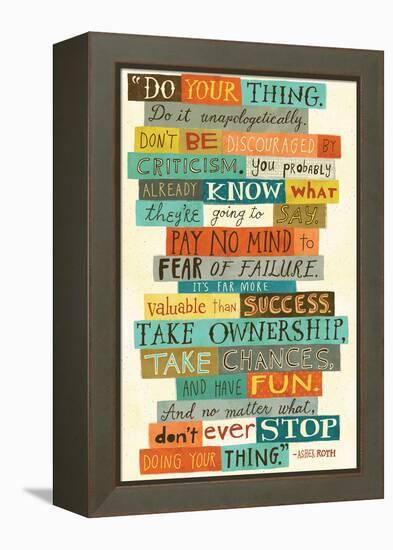 Do Your Thing-Richard Faust-Framed Stretched Canvas