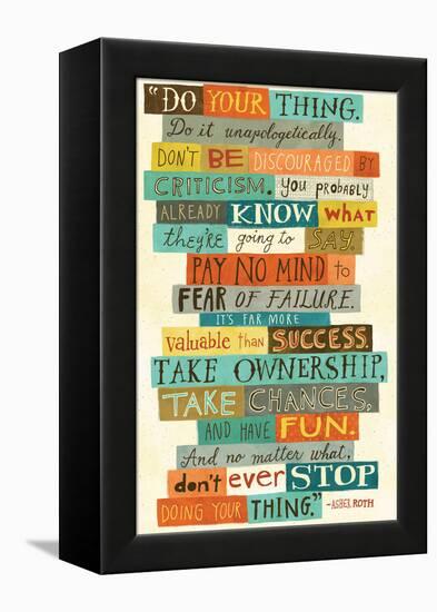 Do Your Thing-Richard Faust-Framed Stretched Canvas