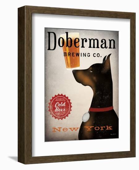 Doberman Brewing Company NY-Ryan Fowler-Framed Premium Giclee Print