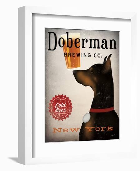 Doberman Brewing Company NY-Ryan Fowler-Framed Premium Giclee Print